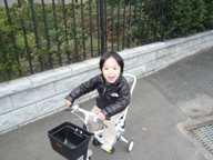 自転車の練習
